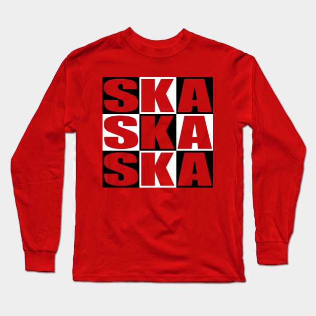 Ska, Ska, Ska! Long Sleeve T-Shirt by Skatee